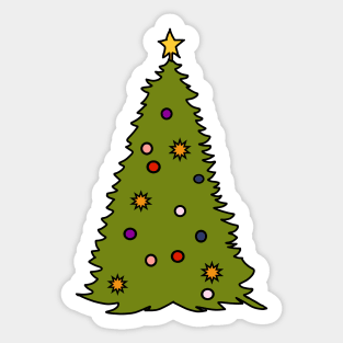 Christmas Tree Sticker